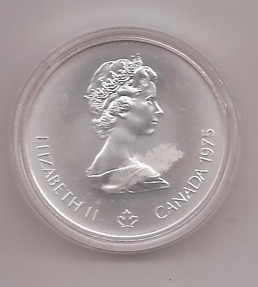 CANADA DEL AÑO 1975 DE 5 DOLARES